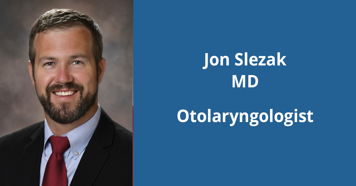 Slezak joins BayCare Clinic Ear, Nose & Throat