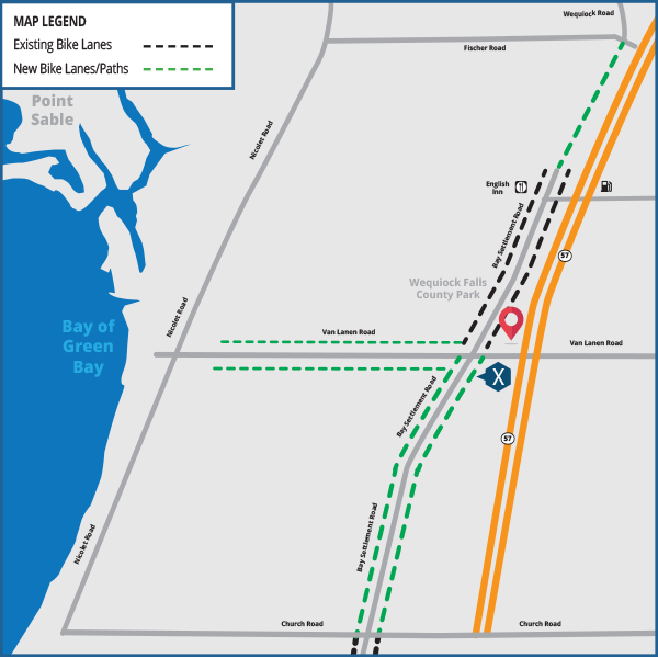 Bike lane fundraising campaign town of scott